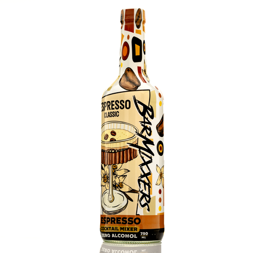 Barmixxers Espresso Martini Mixer - All Natural Handcrafted Cocktail Mix- Cocktail Mixer - Just Add Your Spirit Of Choice, Makes 13 Cocktails