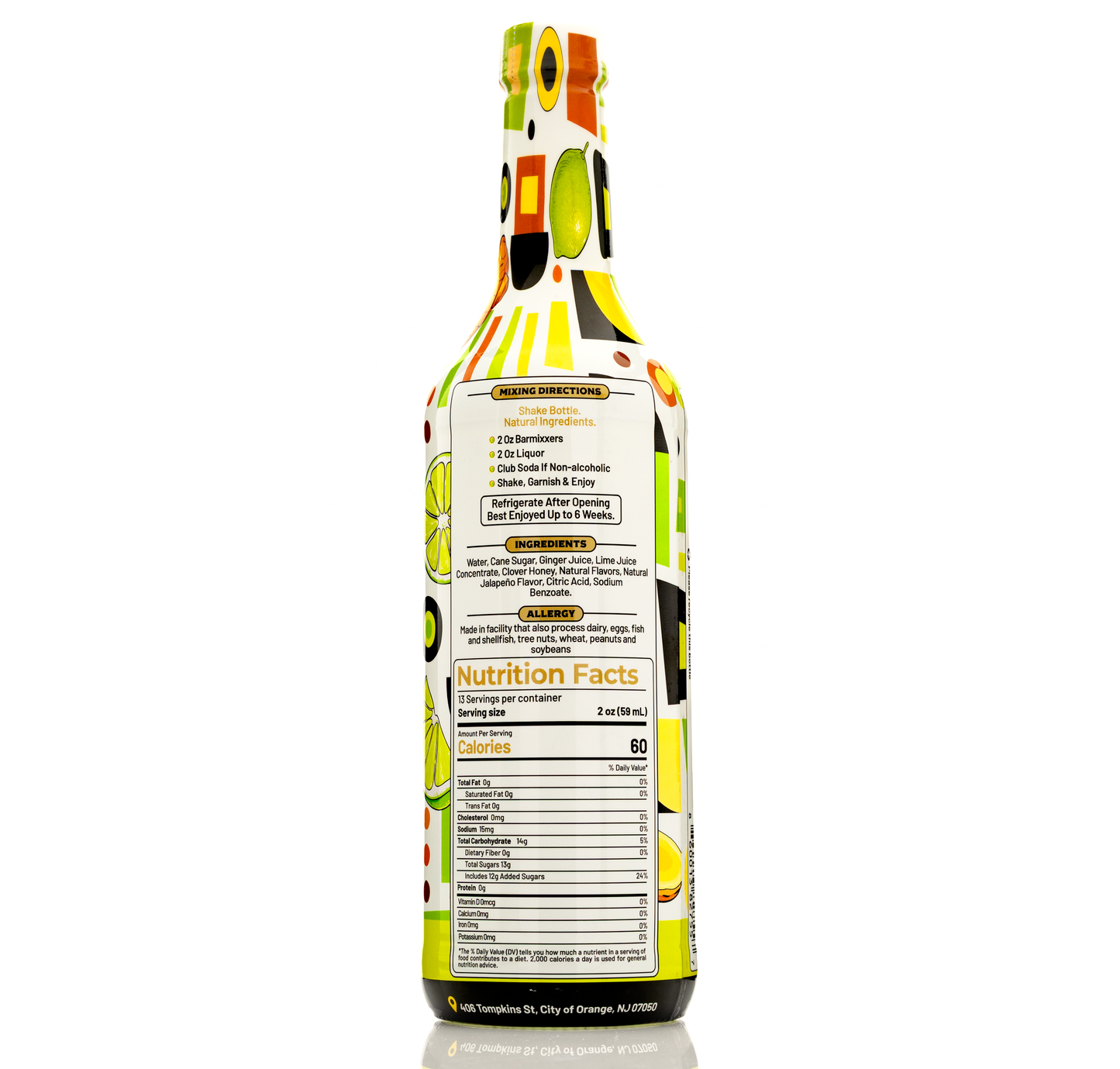 Barmixxers Bar Essentials Moscow Mule Honey-Ginger Mix - Refreshing & Uplifting Mixer with Natural Ingredients - Cocktail Mix with a Kick