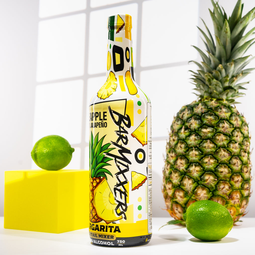 Cocktail Mixer Pineapple Mango Spicy Jalapeño Margarita Mix - 750ml