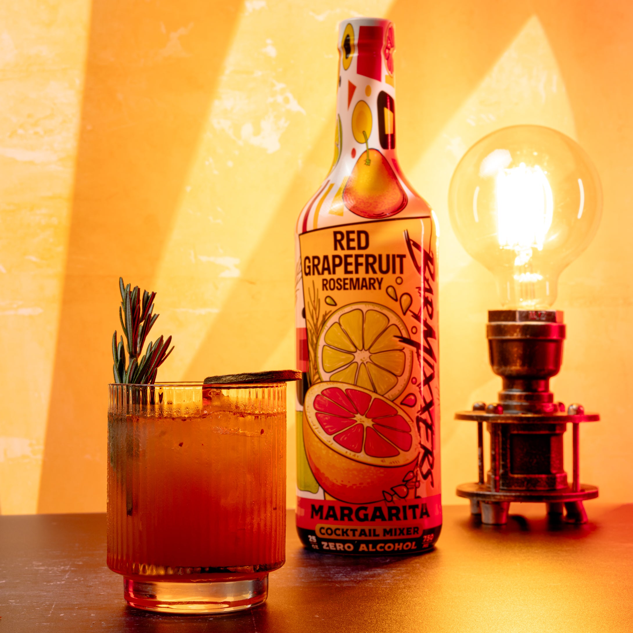 Cocktail Mixer Red Grapefruit Rosemary Margarita Mix - 750ml