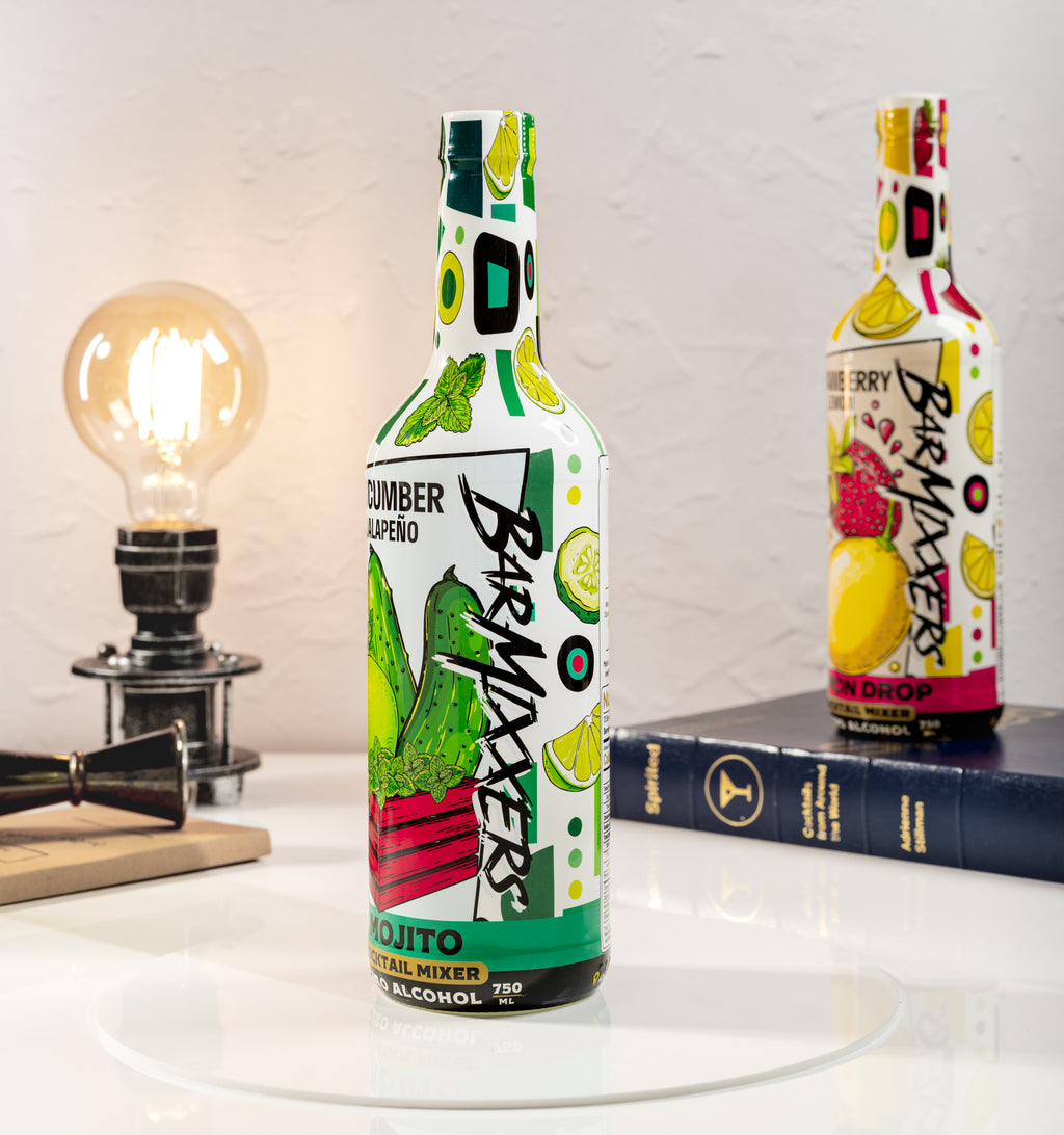 Cocktail Mixer Premium Cucumber Jalapeño Mojito Mix - 750ml