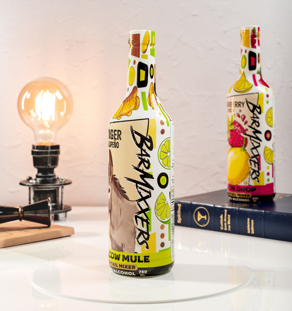 Cocktail Mixer Moscow Mule Honey-Ginger Jalapeño Mix - 750ml