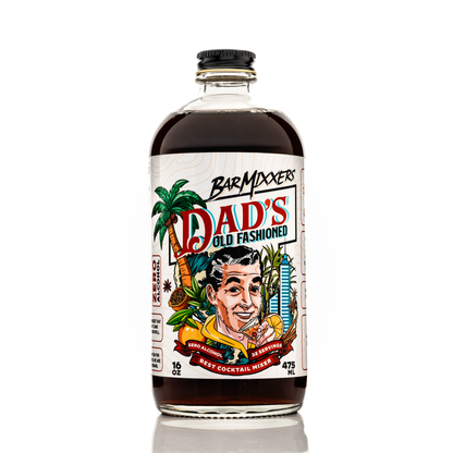 Barmixxers Old Fashioned Mix - Makes 32 Cocktails - Handcrafted Old Fashioned with Bitter Roots, Orange, Cherry, Demerara Sugar - Craft Cocktail Mixer, Just Mix with Bourbon,Whiskey. Ready To Use