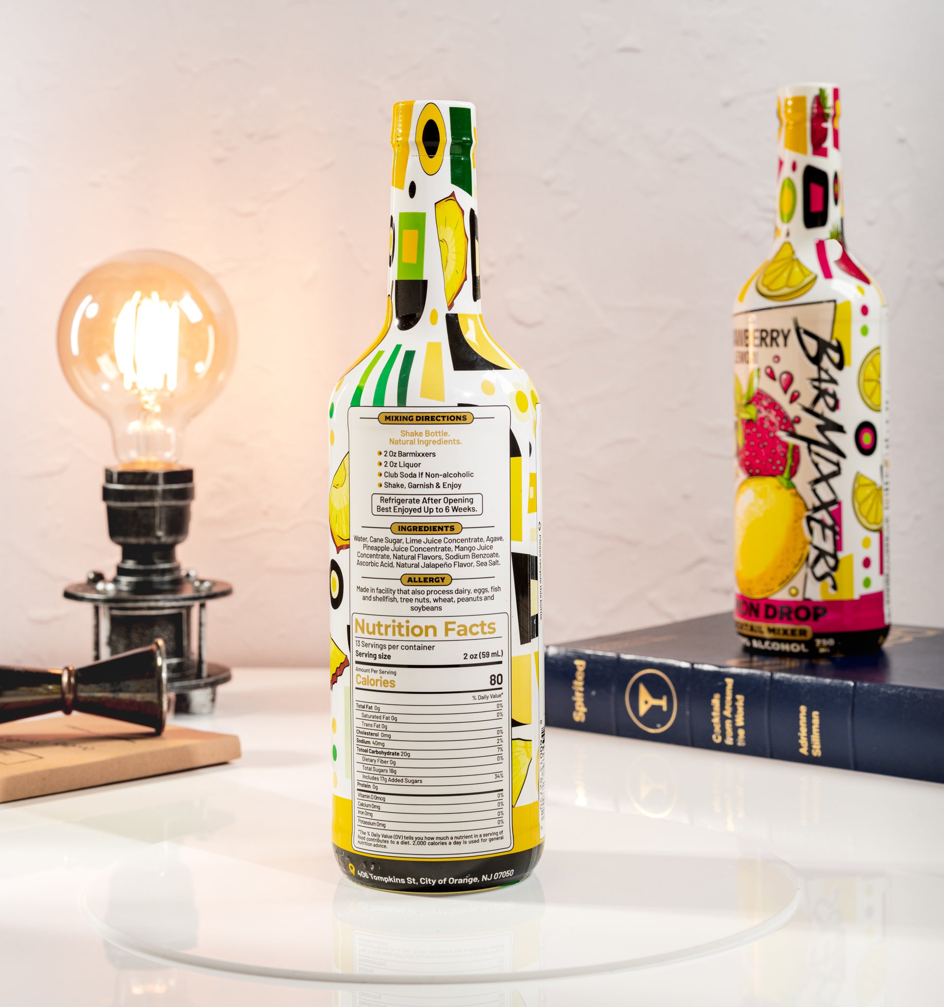 Cocktail Mixer Pineapple Mango Spicy Jalapeño Margarita Mix - 750ml