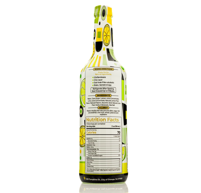 Barmixxers - Lemon & Lime Sour Mix- Premium Beverage Concentrate for Delicious Cocktails, Tea, Soda, Coffee Drinks, Baking, and More - 750 ML oz With 13 Servings