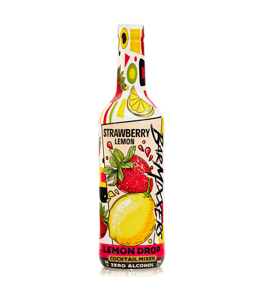 Strawberry Lemon Drop Mixer – Lively Berry & Zesty Citrus Blend | BarMixxers
