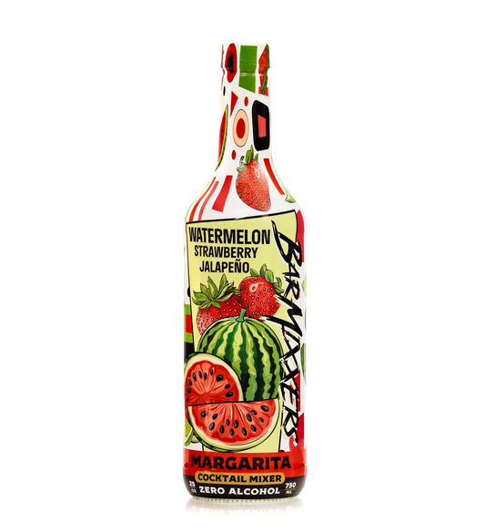 Watermelon Strawberry Jalapeño Margarita Mixer – Sweet Heat Celebration | BarMixxers