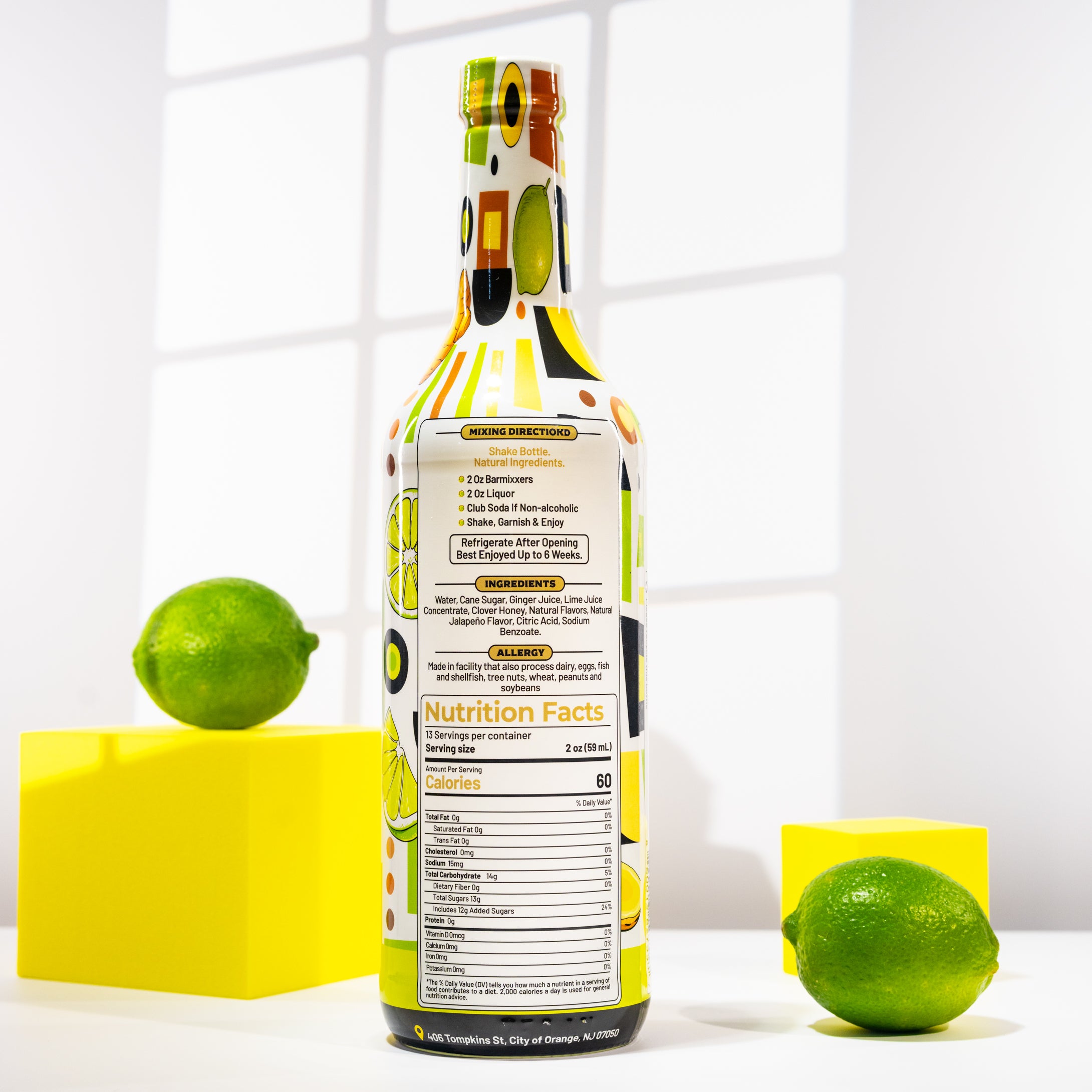 Cocktail Mixer Moscow Mule Honey-Ginger Jalapeño Mix - 750ml