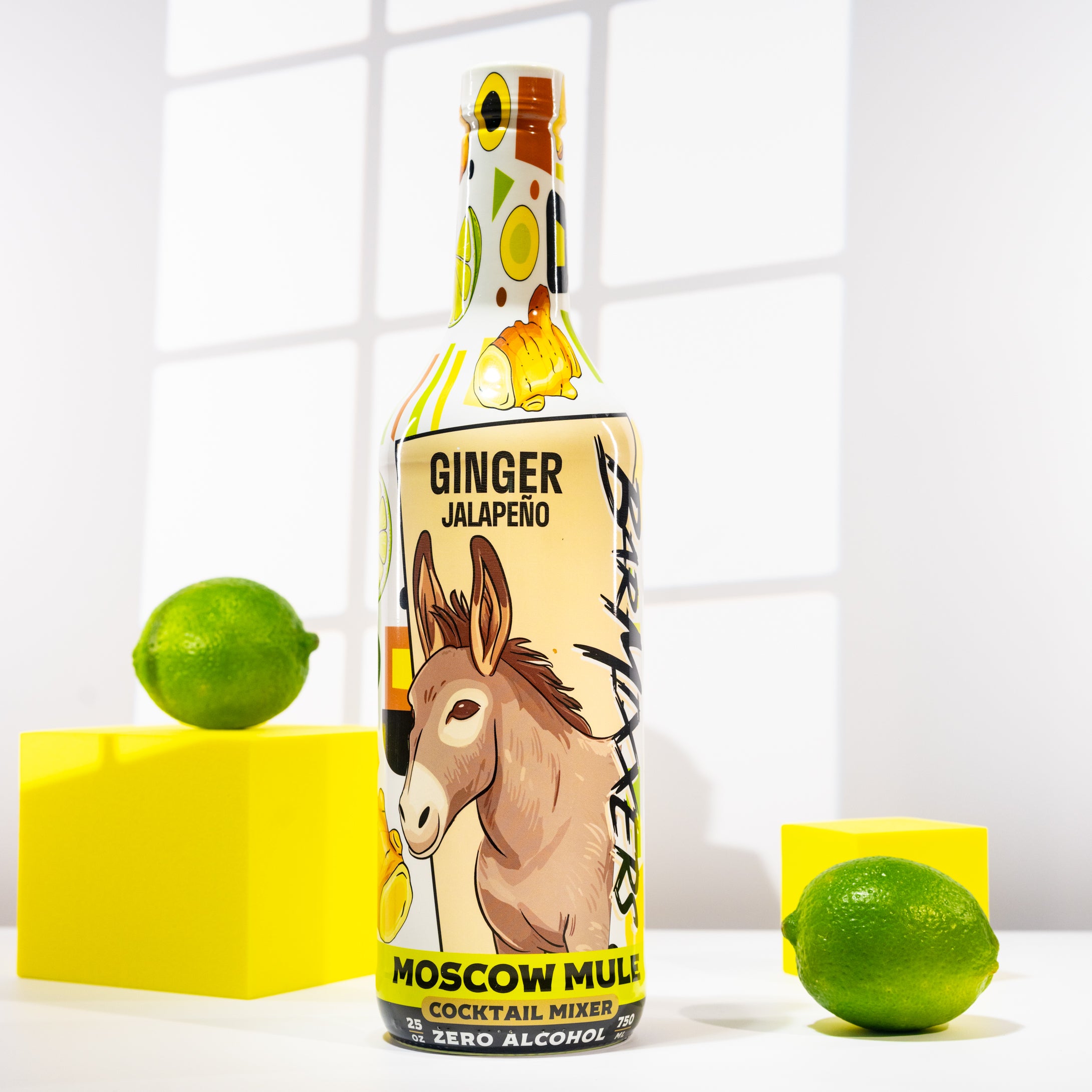 Cocktail Mixer Moscow Mule Honey-Ginger Jalapeño Mix - 750ml
