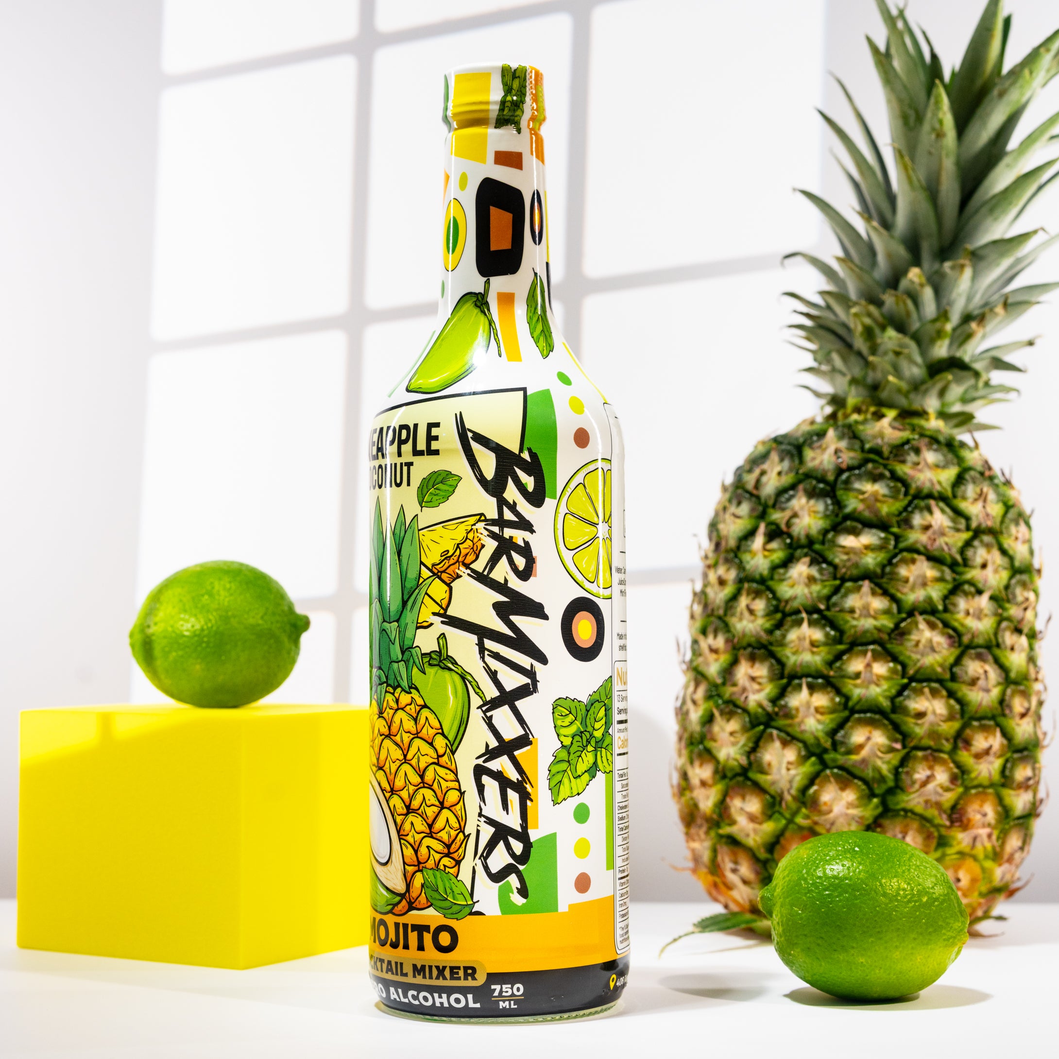 Cocktail Mixer Premium Pineapple Coconut Mojito - 750ml
