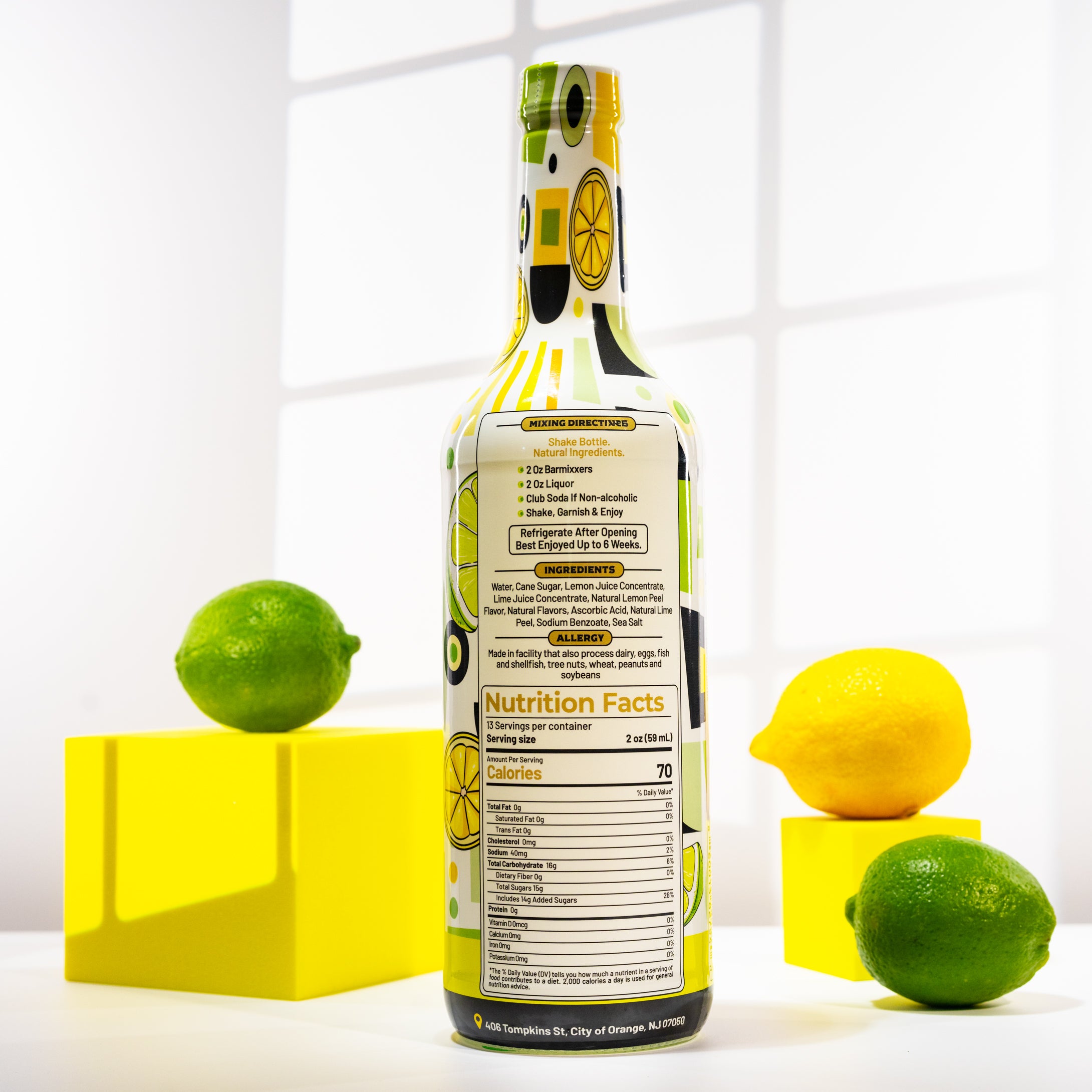 Cocktail Mixer Lemon & Lime Sour Mix - 750ml